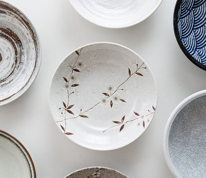 [Made in Japan] Gohobi Minoyaki Ceramic Deep Plate