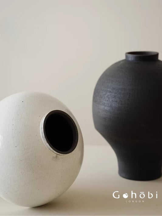 Gohobi Japanese-style Wabi Sabi Handmade Zen Large Vase 014
