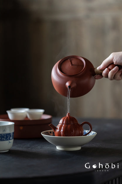 Gohobi Complete Gongfu Tea Set – Chinese Tea Brewing Set with Teapot, Cups & Tea Tray