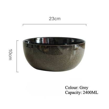 Gohobi Creative Kiln-Change Large Ceramic Bowl
