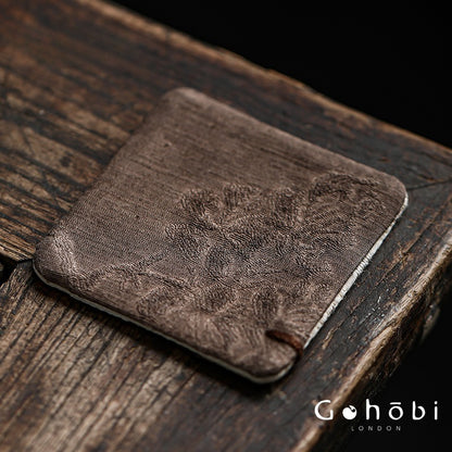 Gohobi Japanese Style Tea Coaster – Retro Fabric Tea Cup Mat for Tea Ceremony