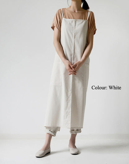 Gohobi Korean Cotton-Linen Adjustable Apron