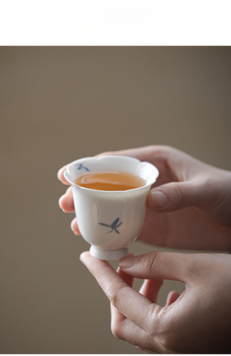 Gohobi Hand-Painted Orchid Aroma Cup