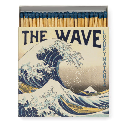 Gohobi x Archivist Gallery Hokusai Wave | Square Matchboxes [Made in the UK]