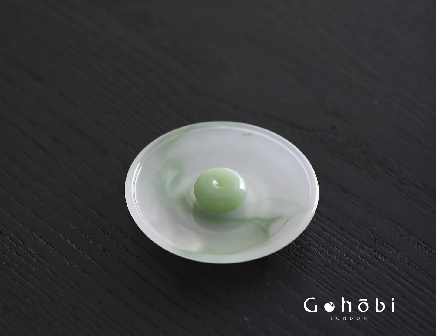 Gohobi Spring Shadow Glazed Incense Holder – Ceramic Ash Catching Incense Tray