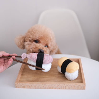 HereThe SUSHI // Enrichment dog toy