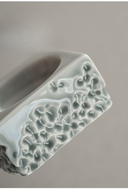 Gohobi Japanese Ice Gray Glaze Lake Stone Filter