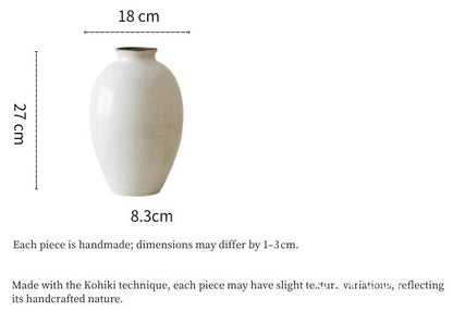 Gohobi Japanese-style Wabi Sabi Handmade Zen Large Vase 012