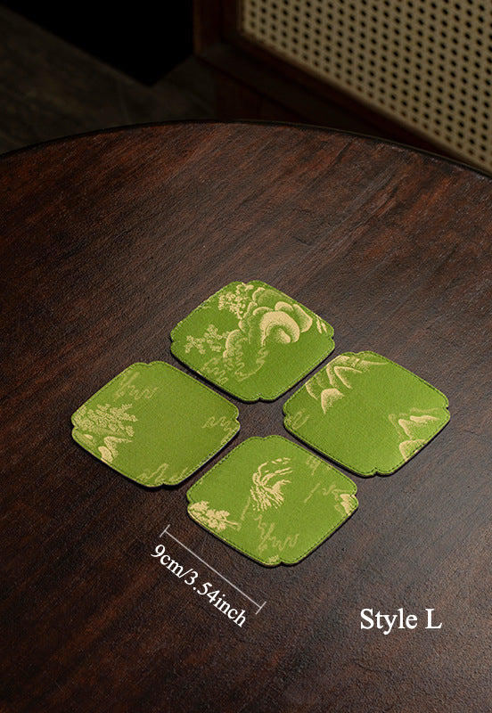 Gohobi Set of 4 Heat-Resistant Pads for Teapots