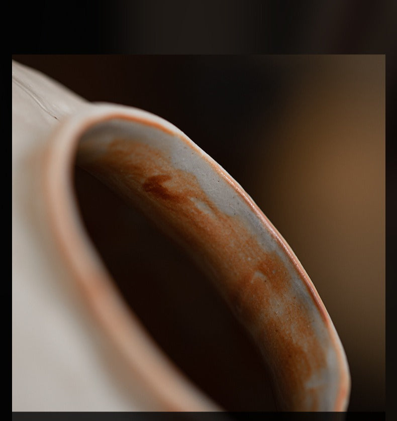 [Sea freight only] Gohobi Retro Shino Ware Ceramic Vase