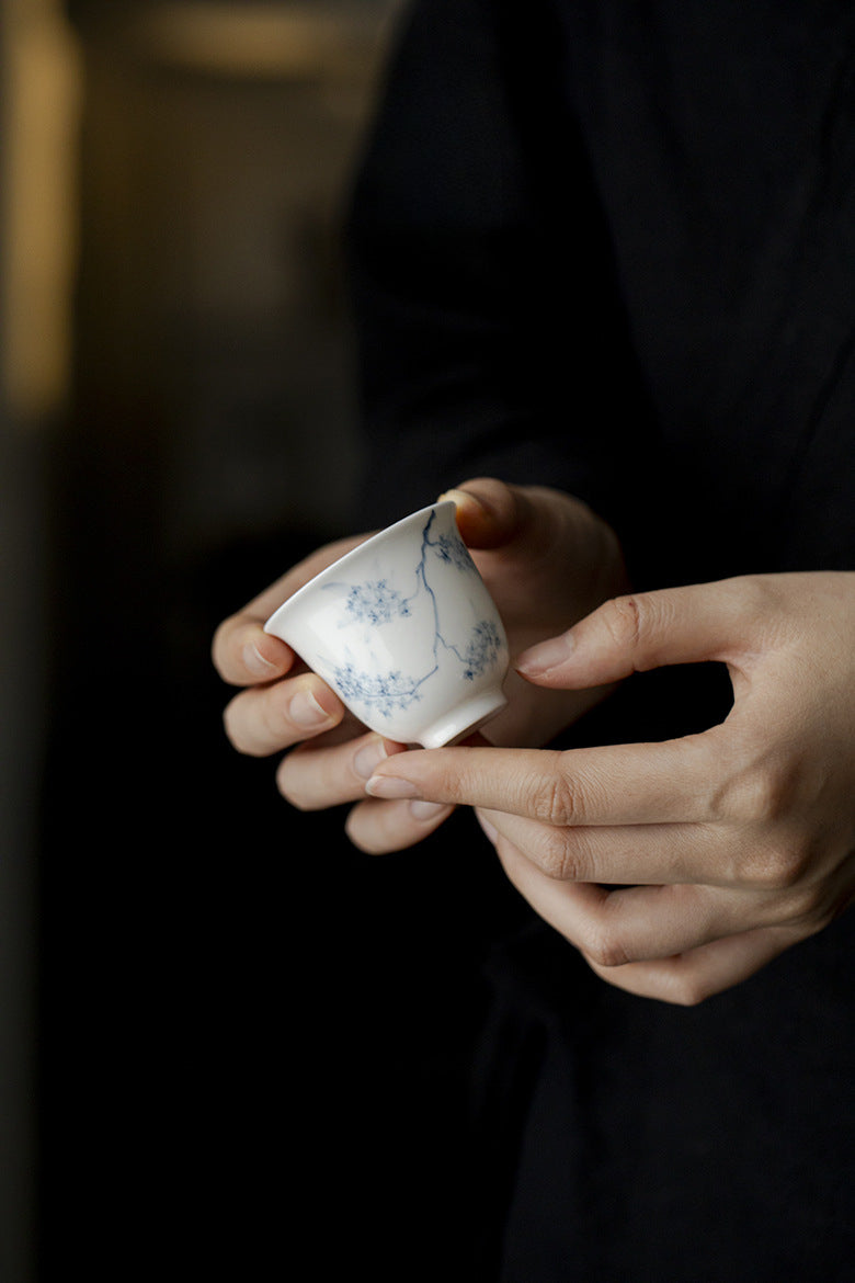 Gohobi Hand-Painted Osmanthus Tea Cup