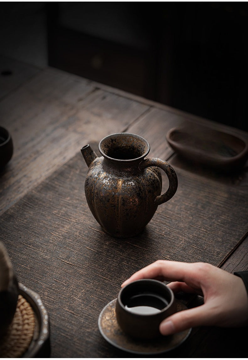 Gohobi Vintage Gilded Ceramic Fair Cup