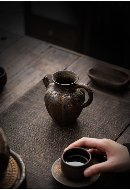 Gohobi Vintage Gilded Ceramic Fair Cup