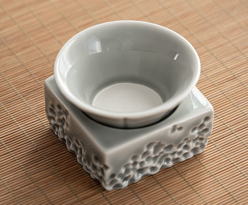 Gohobi Japanese Ice Gray Glaze Lake Stone Filter