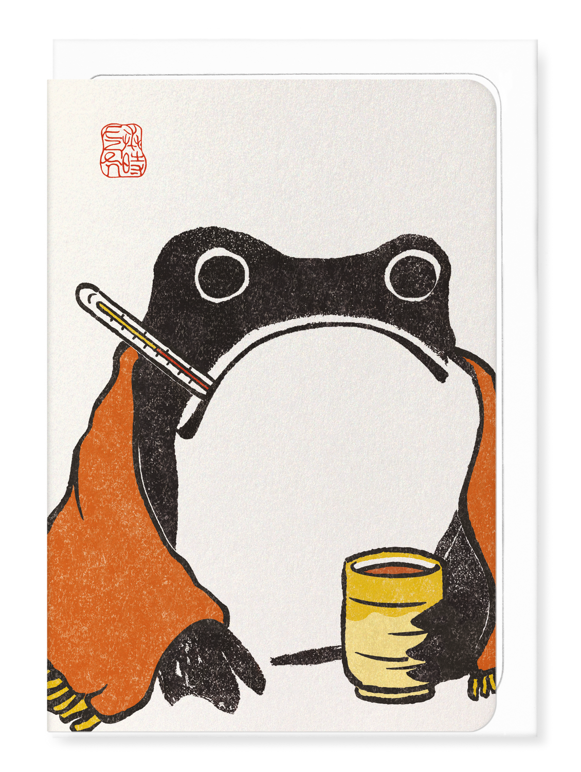 Ezen Designs GET WELL SOON EZEN FROG: Greeting Card [Made in the UK]