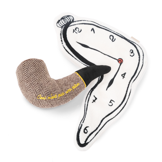 HereThe DALI//CLOCK AND PIPE SET //Enrichment dog toy