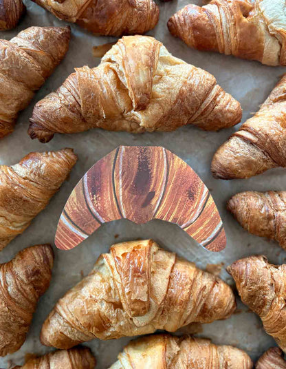 Mortlake Papers Croissant Cards | Croissant Greeting Cards | Birthday Cards [Made in the UK]