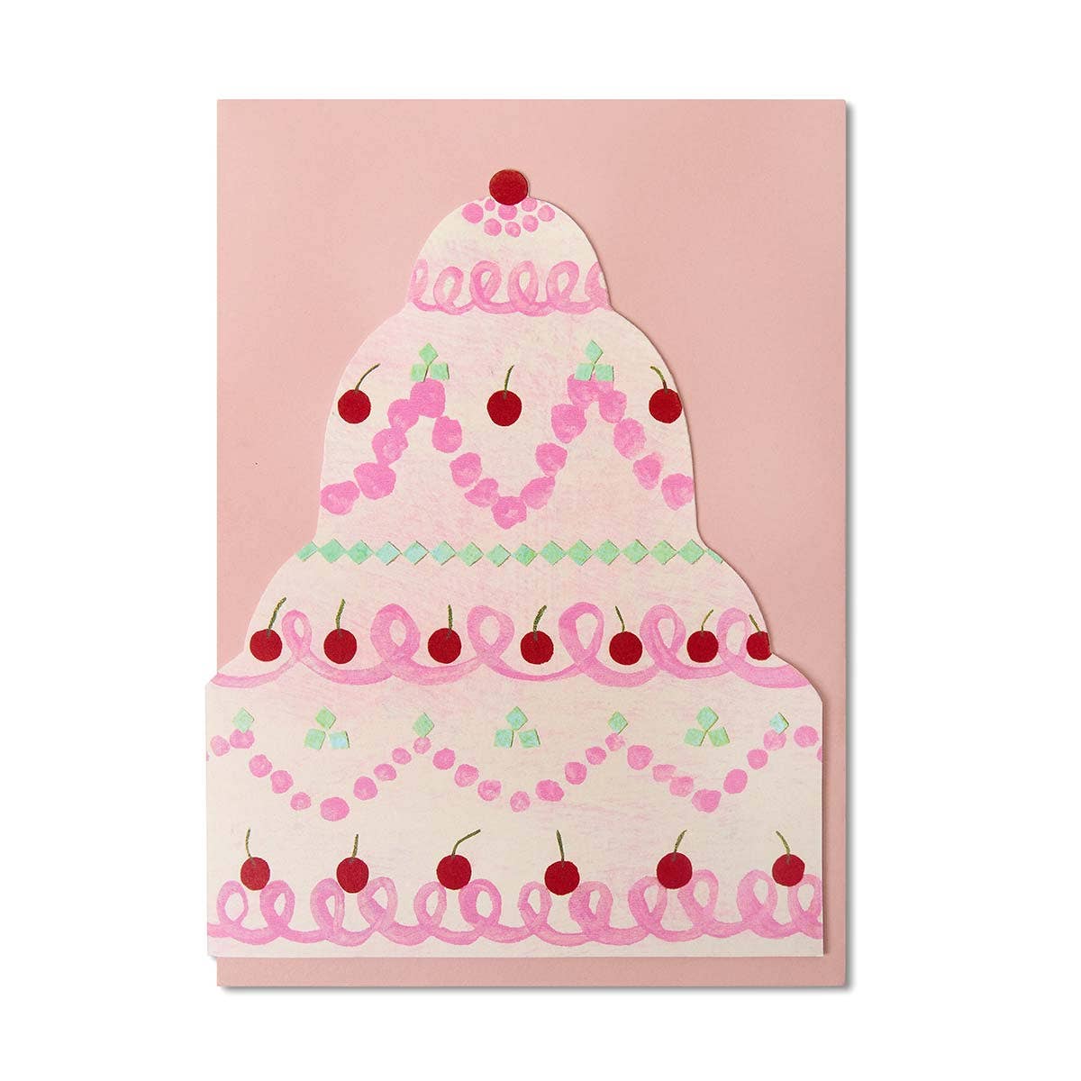 Mortlake Papers Wedding Cake Greeting Card | Birthday & Celebration Cake [Made in the UK]