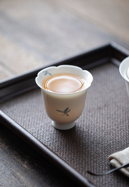 Gohobi Hand-Painted Orchid Aroma Cup