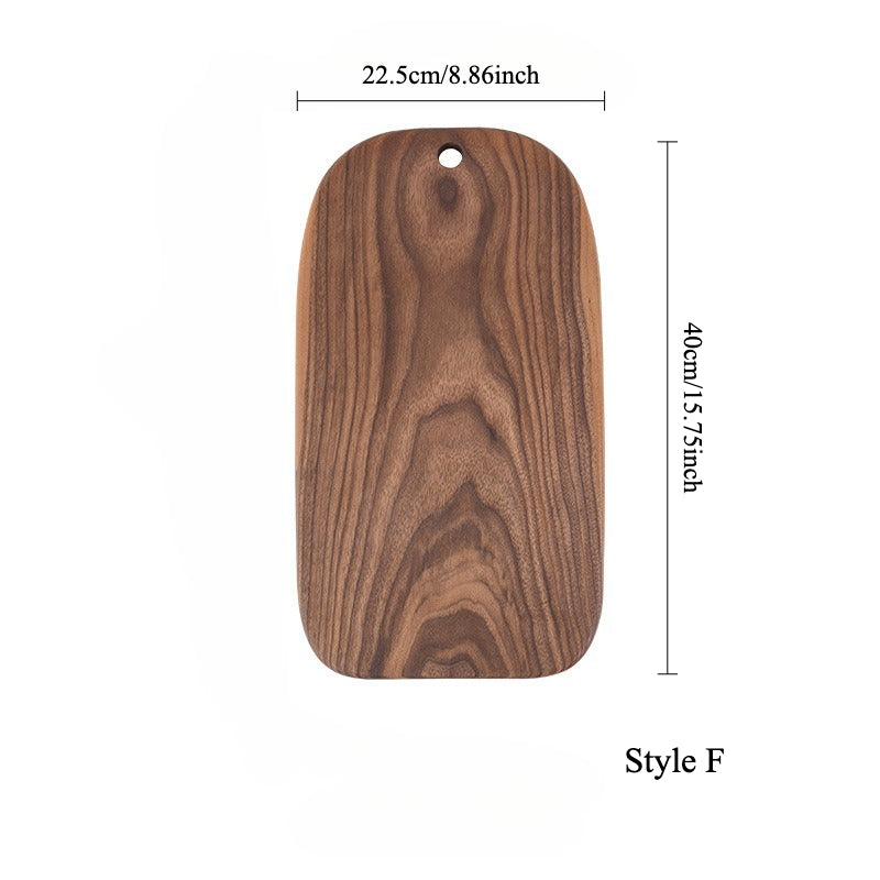 Gohobi Black Walnut Wooden Cutting Board with Handle