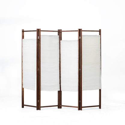 Gohobi Solid Wood Screen Coat Rack – Red Oak or Black Walnut Folding Hanger with Three or Four Panel Options | FSC Certified Furniture