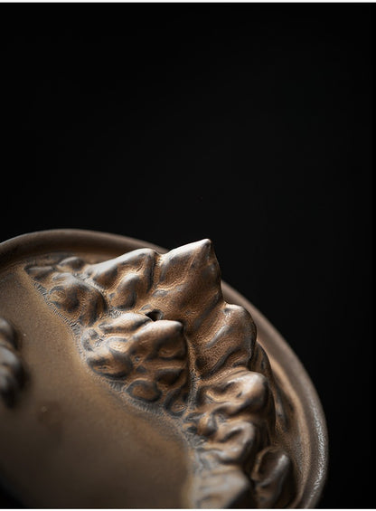 Gohobi Vintage Golden Mountain Incense Holder