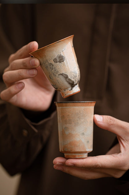 Gohobi Shino Ware Magnolia Cup