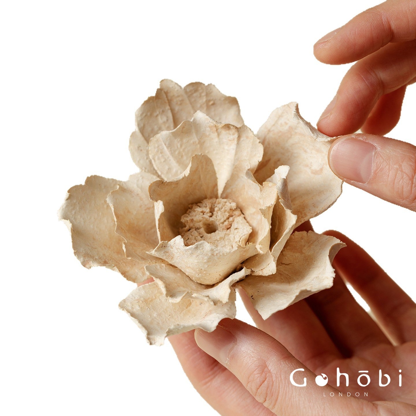 Gohobi Handmade Floral Incense Holder 001 - Lily