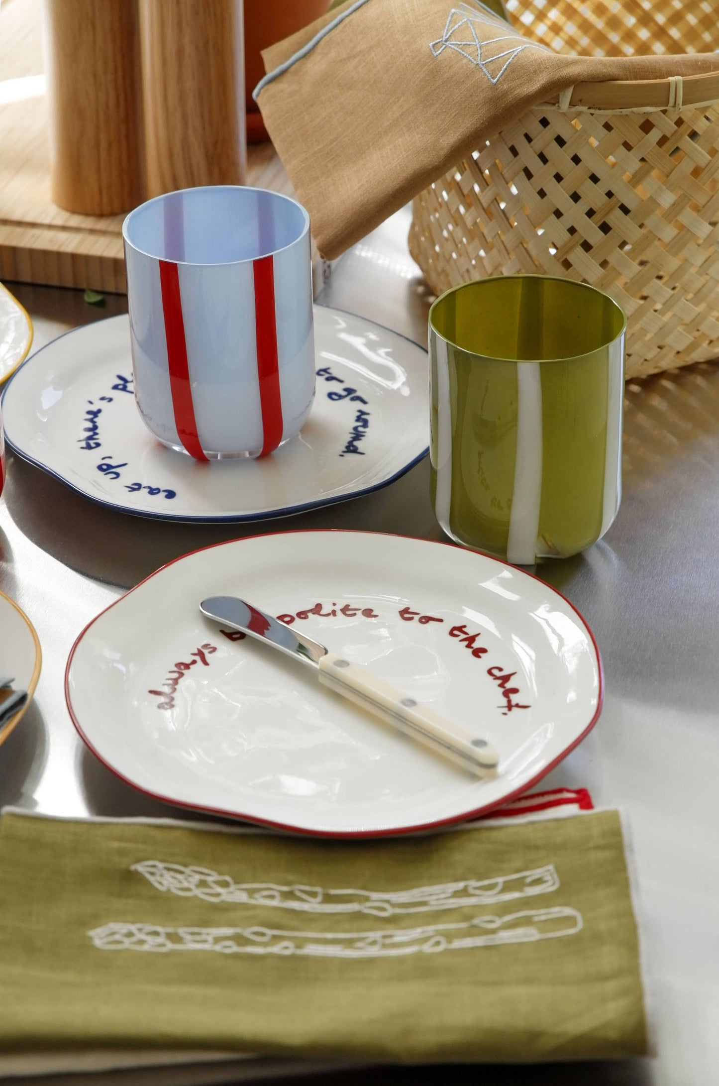 Gohobi x MÆGEN Statement Plate - 'these dishes won't wash themselves.'