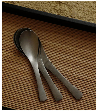 Gohobi Vintage-Style 304 Stainless Steel Dessert Spoon