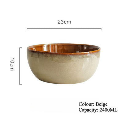 Gohobi Creative Kiln-Change Large Ceramic Bowl