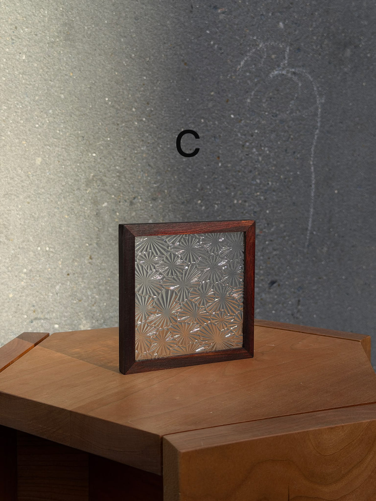 Gohobi Taiwanese Patterned Glass Coaster & Storage Box