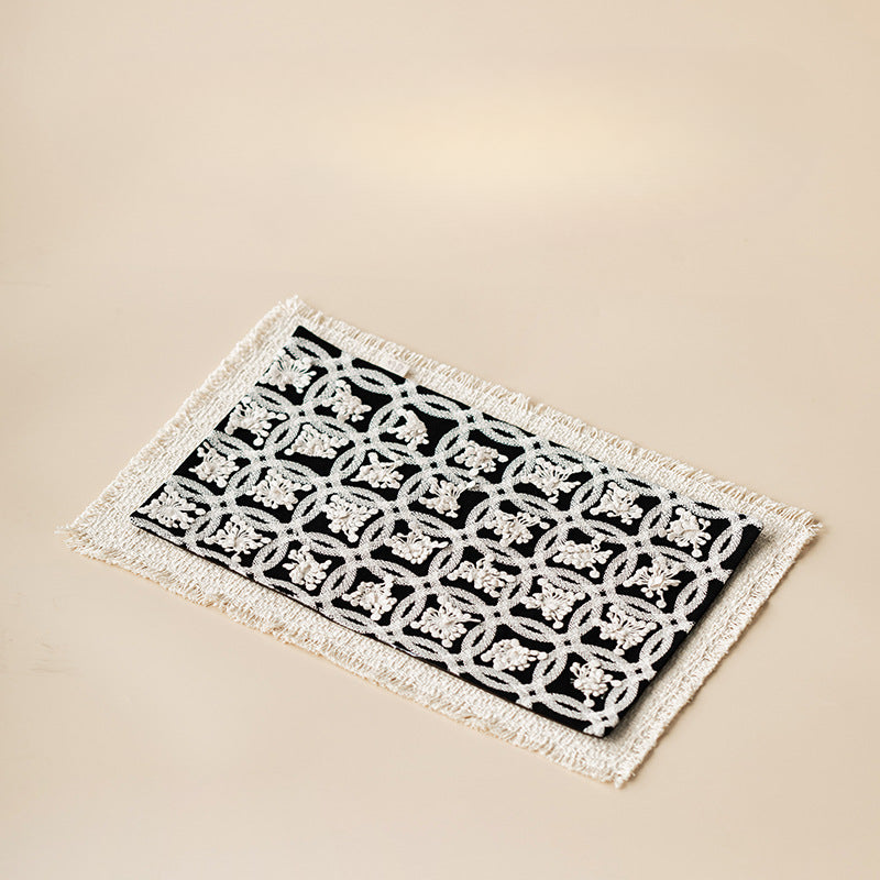 Gohobi Guofeng Brocade Tea Banquet Double-Sided Embroidered Tea Towel