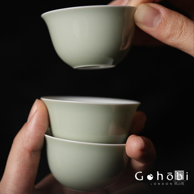 [賦山敘 x Gohobi] Gohobi 60ml Gongfu Tea Cup – Ceramic Tea Tasting Guest Cup for Kung Fu Tea Set