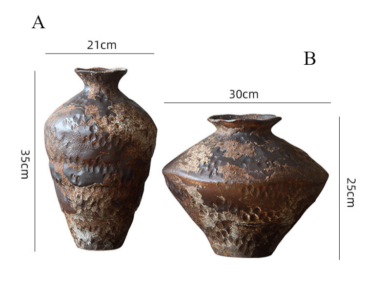 Gohobi wabi-sabi wind ceramic vase