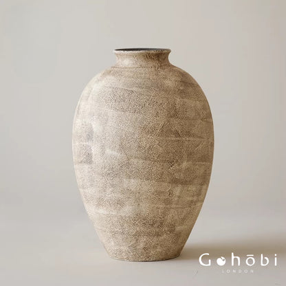 Gohobi Japanese-style Wabi Sabi Handmade Zen Large Vase 020