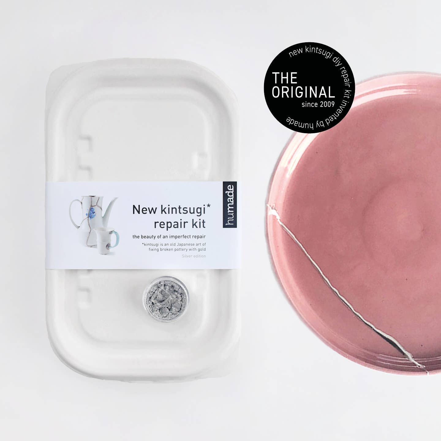HereThe Kintsugi kit, silver | the original retail package since 2009