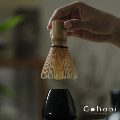 Gohobi Song-Inspired Matcha Travel Tea Set – Jianzhan Bowl with Travel Bag