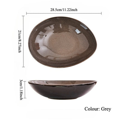 Gohobi Creative Kiln-Change Irregular Ceramic Bowl