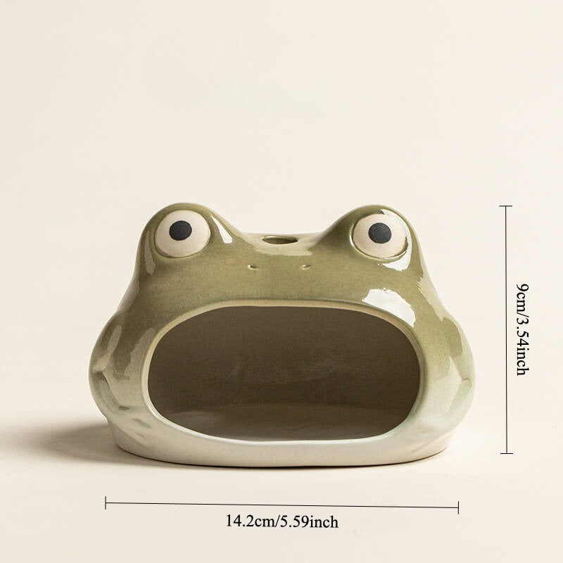 Gohobi Little Frog Ceramic Aromatherapy Fireplace Burner