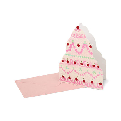Mortlake Papers Wedding Cake Greeting Card | Birthday & Celebration Cake [Made in the UK]