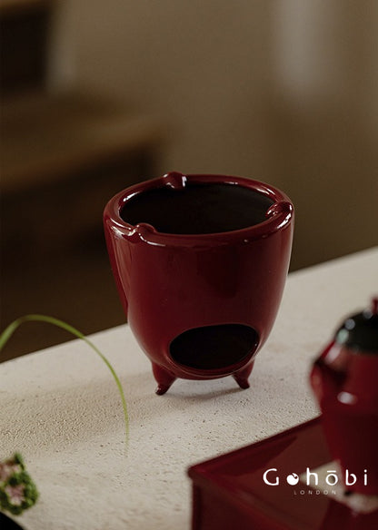 Gohobi Japanese Red Beam Teapot – Alcohol Lamp Style Tea Brewer