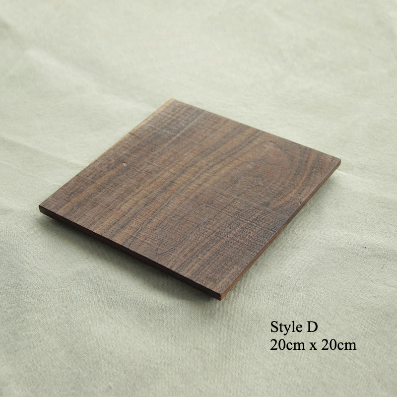 Gohobi Handcrafted Black Walnut Rectangular Tray
