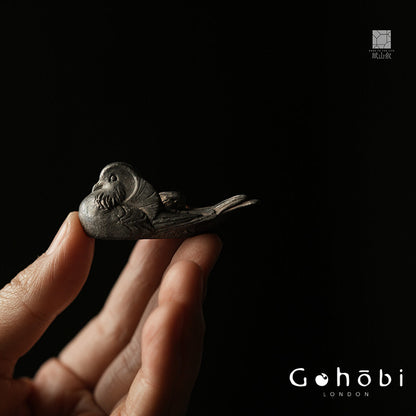 [賦山敘 x Gohobi] Gohobi Metal Tea Pet Ornament – Qilin Horse, Mandarin Duck & Pixiu Tea Table Figurine