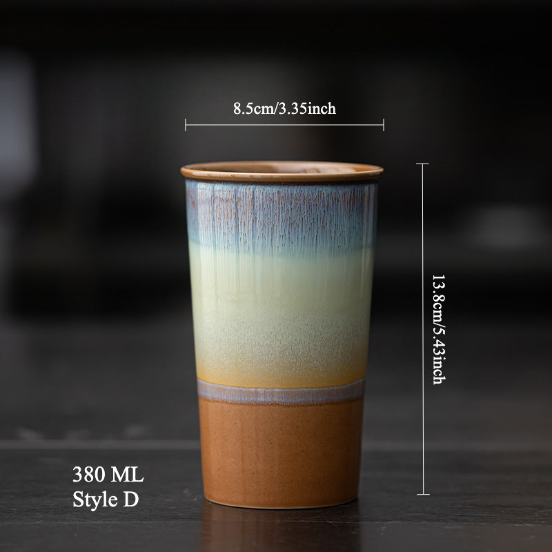 Gohobi Flow Glaze Ceramic Large Cup