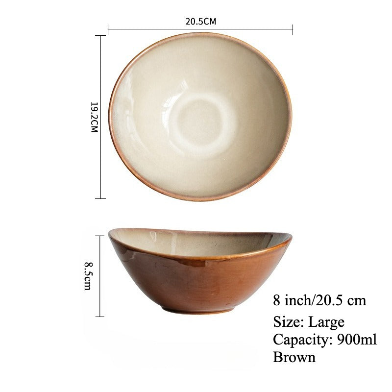 Gohobi Vintage Kiln-Change Ceramic Bowl
