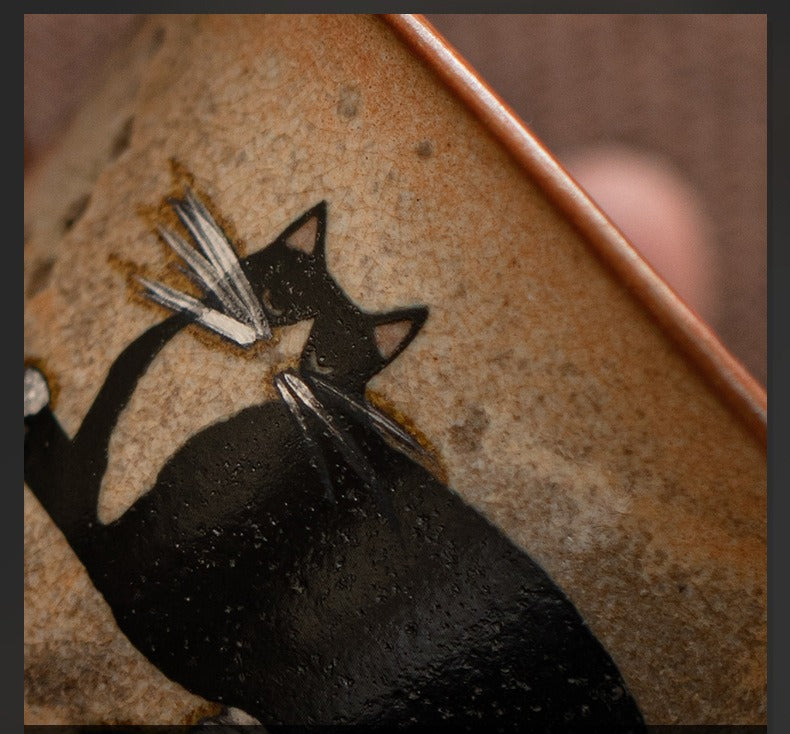 Gohobi Chi Wildcat Ceramic Travel Tea Set