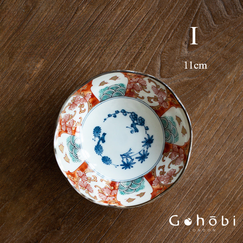 Gohobi Handmade Japanese Minoyaki Traditional Ceramic Plate [Made in Japan]