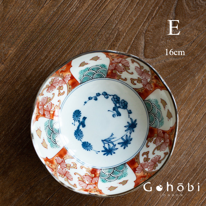 Gohobi Handmade Japanese Minoyaki Traditional Ceramic Plate [Made in Japan]