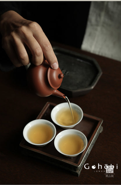 [賦山敘 x Gohobi] Gohobi Yixing Zhu Clay Teapot – Handmade Zisha Gongfu Tea Pot Original Ore